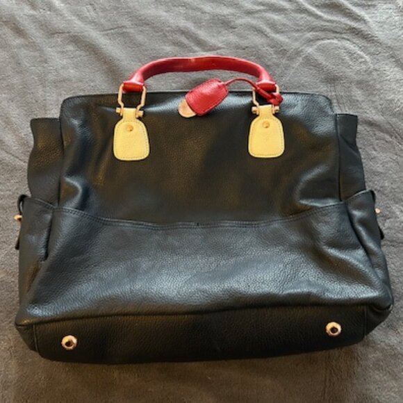 Hilfiger Blue Leather Tote - Picture 6 of 8